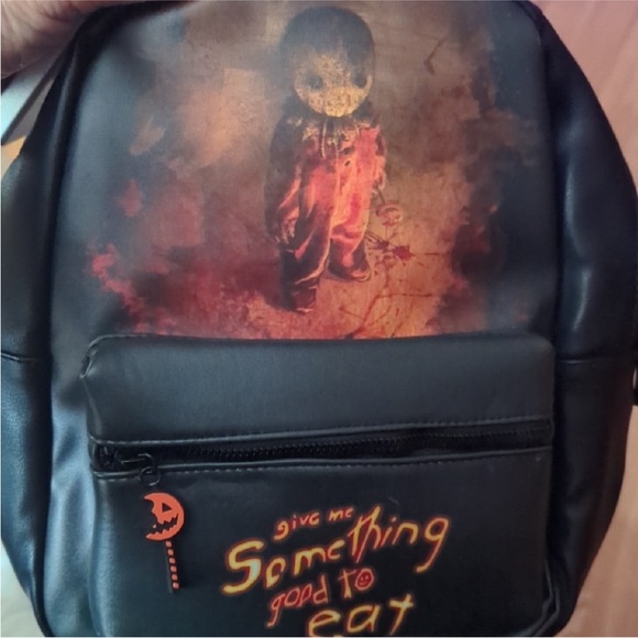 🎃🖤 Legendary Ripple Junction Trick ’r Treat Black & Orange Mini Backpack | NWT🧡👻 - Picture 3 of 5